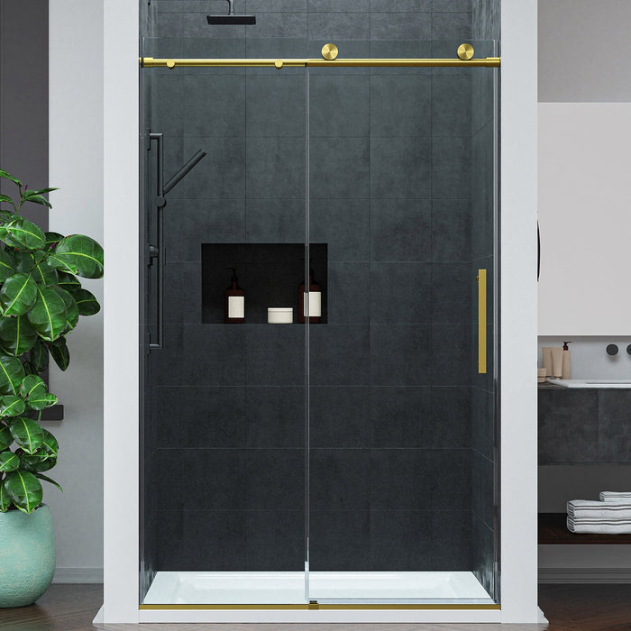 Anzzi frameless sliding shower door