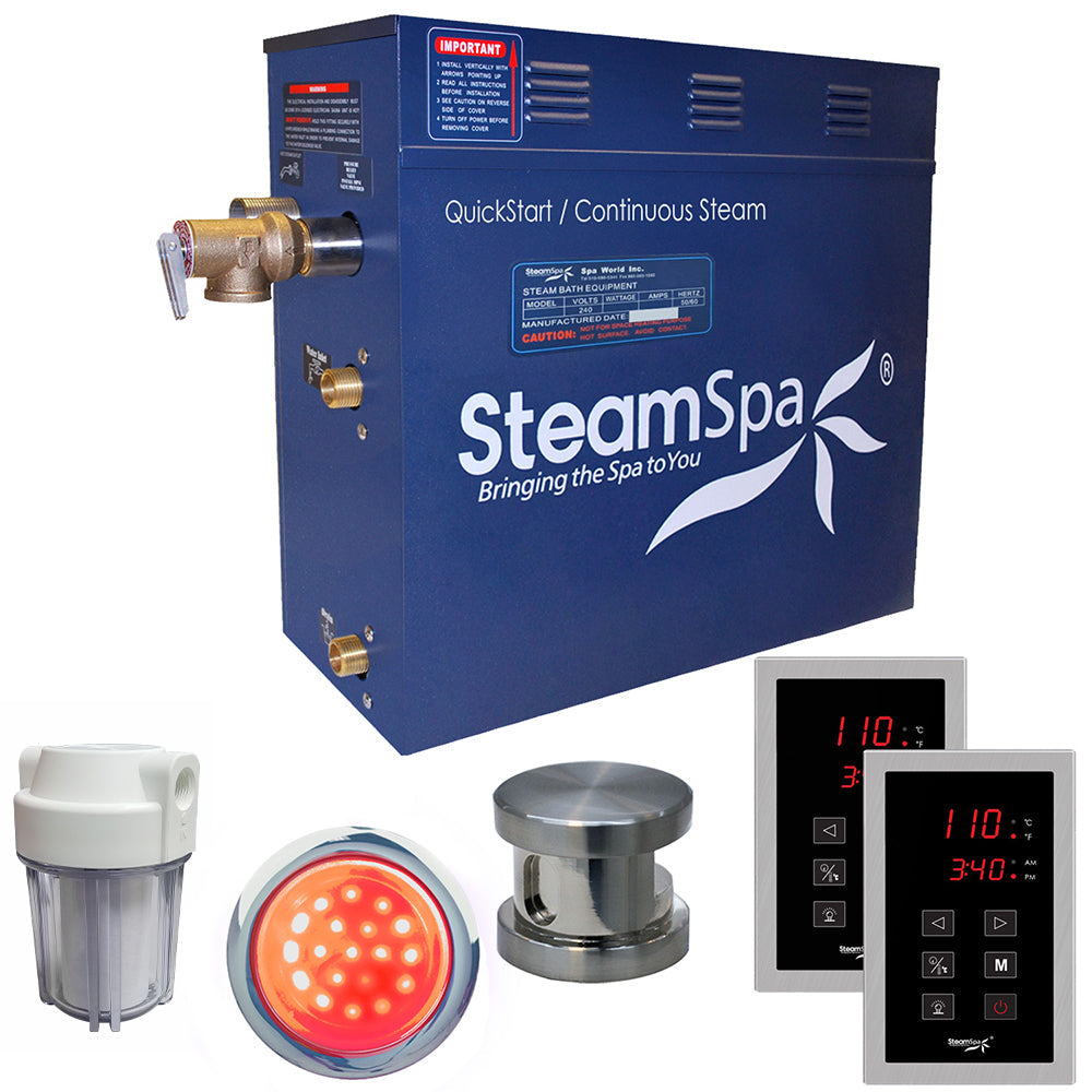 SteamSpa steam shower generator series comparison