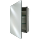 Afina SD2430RBSXPE-RA Basix 24" W x 30" H Polished Radius Edge Recessed Medicine Cabinet