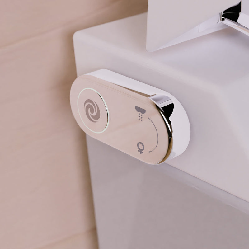 Trone STCM1 Nobelet Smart Bidet Toilet with ToeTouch, Auto Open and Close Lid, Auto Flush and Heated Seat - Classic White - view 3
