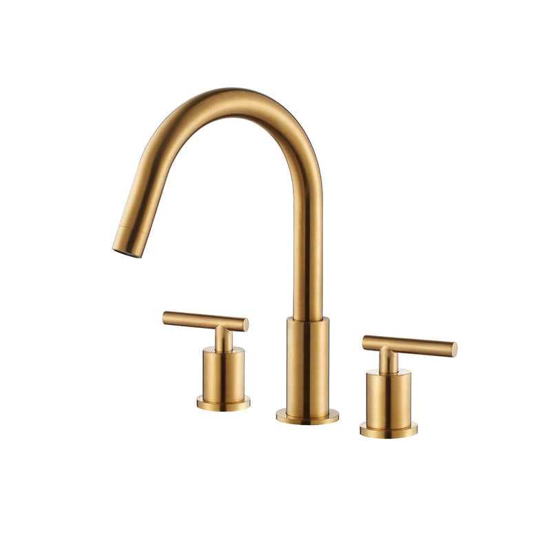 Vinnova 114123-BAF-BG Lodosa Widespread Bathroom Basin Sink Faucet