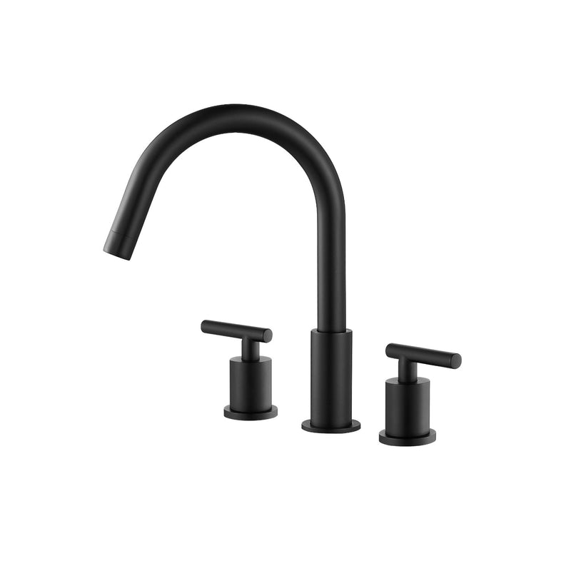Vinnova 114123-BAF-BG Lodosa Widespread Bathroom Basin Sink Faucet