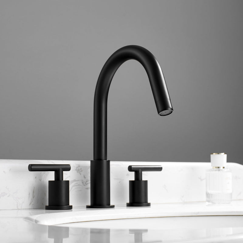 Vinnova 114123-BAF-BG Lodosa Widespread Bathroom Basin Sink Faucet