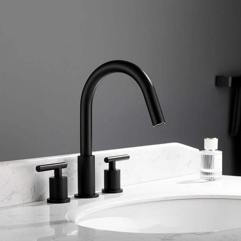 Vinnova 114123-BAF-BG Lodosa Widespread Bathroom Basin Sink Faucet