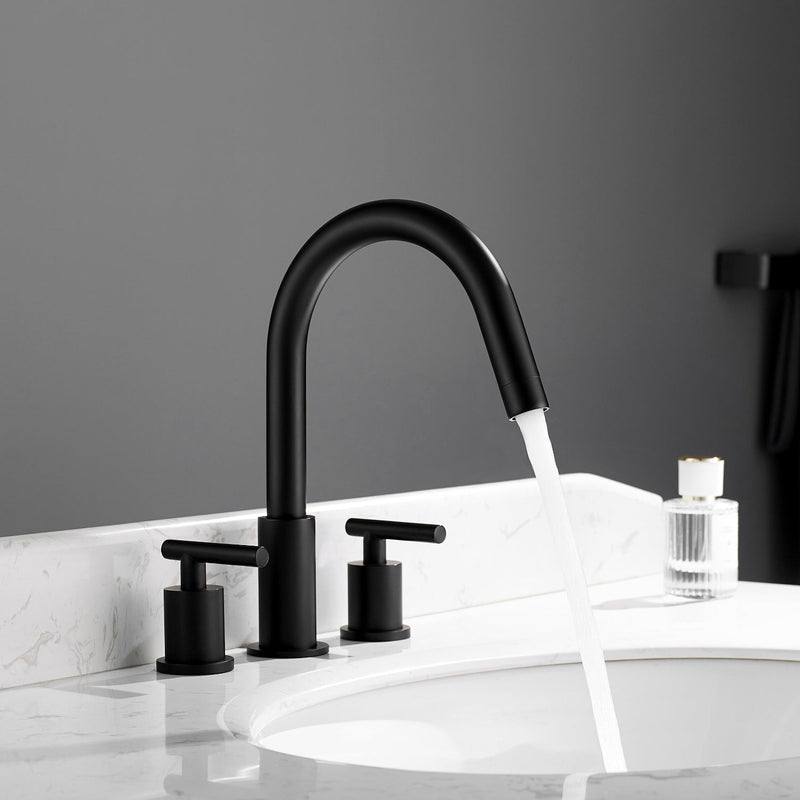 Vinnova 114123-BAF-BG Lodosa Widespread Bathroom Basin Sink Faucet