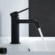 Vinnova 116111-BAF-MB Mendavia Single-Handle Basin Bathroom Faucet in Matte Black