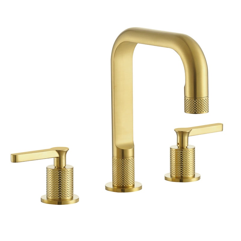 Vinnova 118123-BAF-BG Vinnova New York Widespread Brushed Gold Faucet