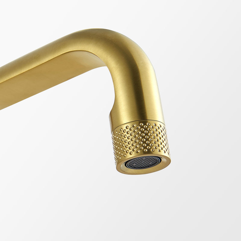 Vinnova 118123-BAF-BG Vinnova New York Widespread Brushed Gold Faucet