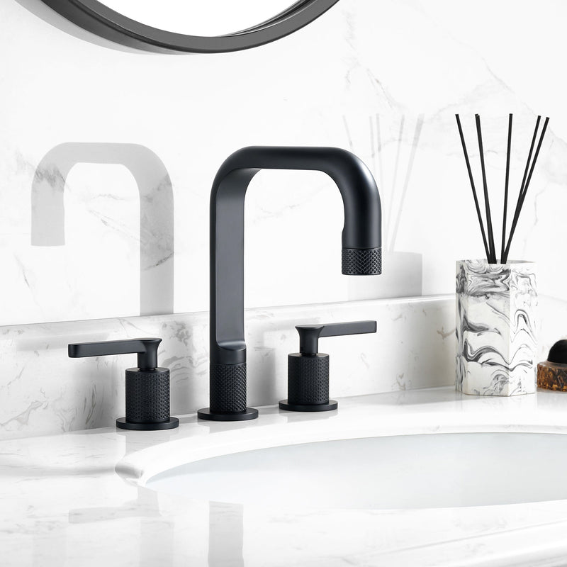 Vinnova 118123-BAF-MB Vinnova New York Widespread Matte Black Faucet