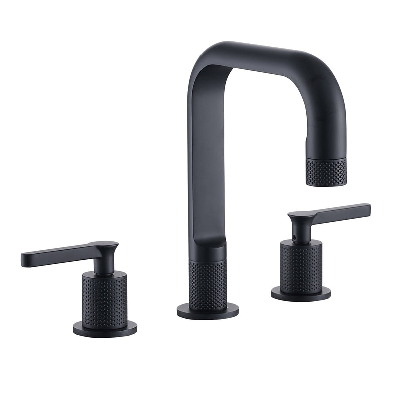 Vinnova 118123-BAF-MB Vinnova New York Widespread Matte Black Faucet