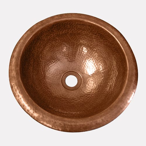 12" Welty Hammered Copper Drop-In Sink