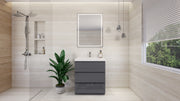 Moreno Bath FSANG30 Angeles 30" Freestanding Bathroom Vanity Set with Single Reinforced Acrylic Sink - view 13
