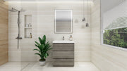 Moreno Bath FSANG30 Angeles 30" Freestanding Bathroom Vanity Set with Single Reinforced Acrylic Sink - view 12