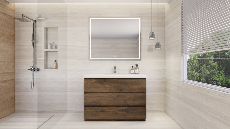 Moreno Bath FSANG48 Angeles 48" Freestanding Bathroom Vanity Set with Single Reinforced Acrylic Sink - view 16