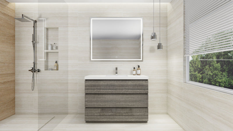 Moreno Bath FSANG48 Angeles 48" Freestanding Bathroom Vanity Set with Single Reinforced Acrylic Sink - view 12