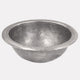 15" Mulhall Pewter-Plated Hammered Copper Drop-In Sink