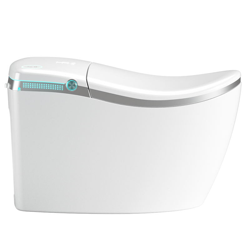 Trone STKK50 Tersova Big & Tall Smart Bidet Toilet with ToeTouch, Auto Open and Close Lid, Auto Flush and Heated Seat - Classic White - view 2