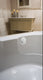 Geberit TurnControl Complete Bathtub Drain and Overflow Kit - White