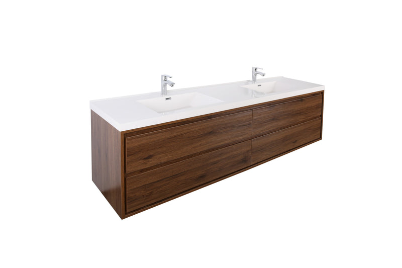 Moreno Bath SAGE72D Sage 72" Modern Floating Bathroom Vanity Set with Double Sink Top - view 14