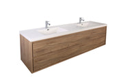 Moreno Bath SAGE72D Sage 72" Modern Floating Bathroom Vanity Set with Double Sink Top - view 11