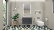 Moreno Bath MOB30 Bohemia Lina 30" Floating Bathroom Vanity with Reinforced Acrylic Sink Top - view 12