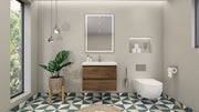 Moreno Bath MOB30 Bohemia Lina 30" Floating Bathroom Vanity with Reinforced Acrylic Sink Top - view 16