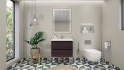 Moreno Bath MOB30 Bohemia Lina 30" Floating Bathroom Vanity with Reinforced Acrylic Sink Top - view 13