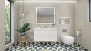 Moreno Bath MOB42 Bohemia Lina 42" Floating Bathroom Vanity with Reinforced Acrylic Sink Top - view 9