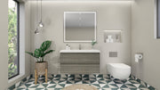 Moreno Bath MOB42 Bohemia Lina 42" Floating Bathroom Vanity with Reinforced Acrylic Sink Top - view 10
