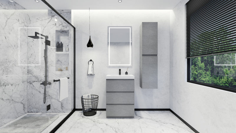 Moreno Bath FSANG24 Angeles 24" Freestanding Bathroom Vanity Set with Reinforced Acrylic Sink - view 16