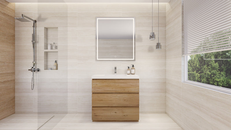 Moreno Bath FSANG36 Angeles 36" Freestanding Bathroom Vanity Set with Reinforced Acrylic Sink - view 11