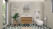 Moreno Bath MOB36 Bohemia Lina 36" Floating Bathroom Vanity with Reinforced Acrylic Sink Top - view 9