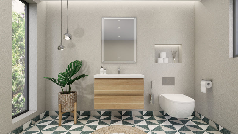 Moreno Bath MOB36 Bohemia Lina 36" Floating Bathroom Vanity with Reinforced Acrylic Sink Top - view 17