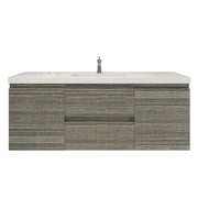 Moreno Bath MOB60S Bohemia Lina 60" Floating Bathroom Vanity with Reinforced Acrylic Single Sink Top - view 10