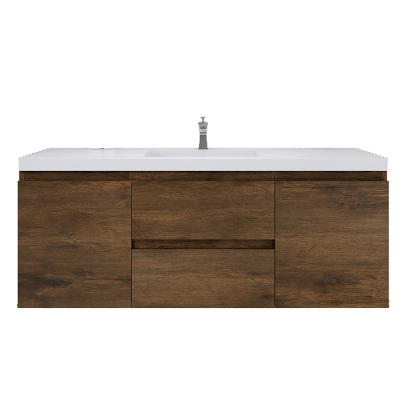 Moreno Bath MOB60S Bohemia Lina 60" Floating Bathroom Vanity with Reinforced Acrylic Single Sink Top - view 15