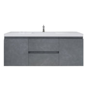 Moreno Bath MOB60S Bohemia Lina 60" Floating Bathroom Vanity with Reinforced Acrylic Single Sink Top - view 14