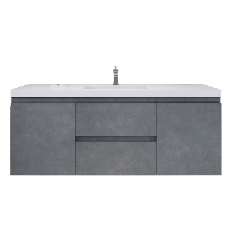 Moreno Bath MOB60S Bohemia Lina 60" Floating Bathroom Vanity with Reinforced Acrylic Single Sink Top - view 14