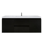 Moreno Bath MOB60S Bohemia Lina 60" Floating Bathroom Vanity with Reinforced Acrylic Single Sink Top - view 13