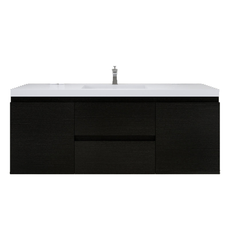 Moreno Bath MOB60S Bohemia Lina 60" Floating Bathroom Vanity with Reinforced Acrylic Single Sink Top - view 13