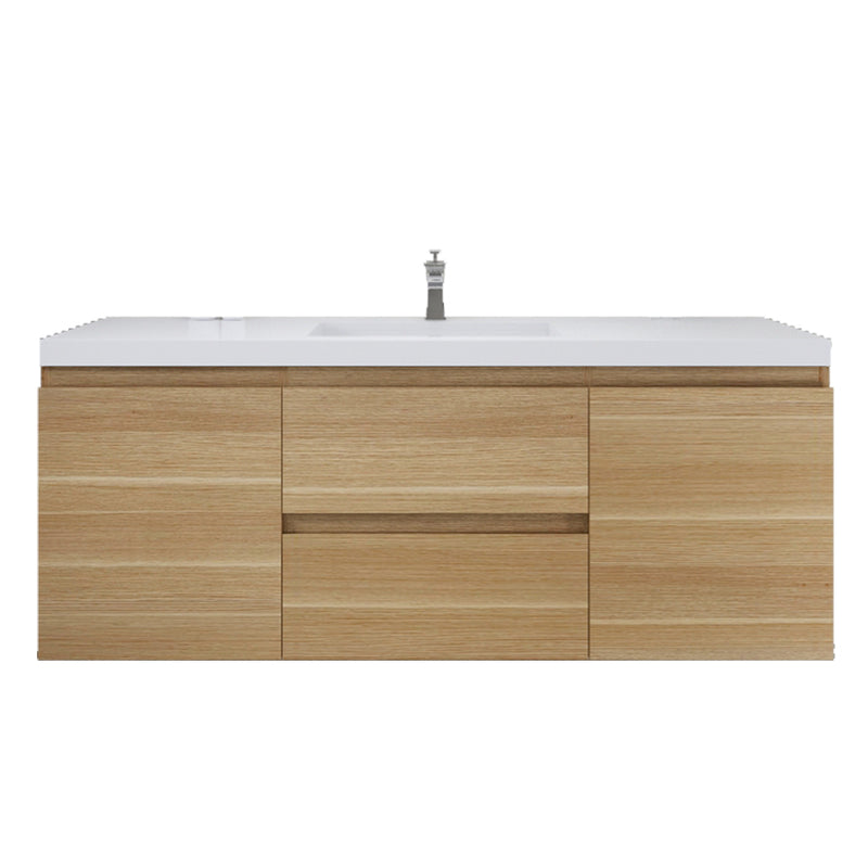 Moreno Bath MOB60S Bohemia Lina 60" Floating Bathroom Vanity with Reinforced Acrylic Single Sink Top - view 16