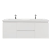 Moreno Bath MOB60D Bohemia Lina 60" Floating Bathroom Vanity with Reinforced Acrylic Double Sink Top - view 9