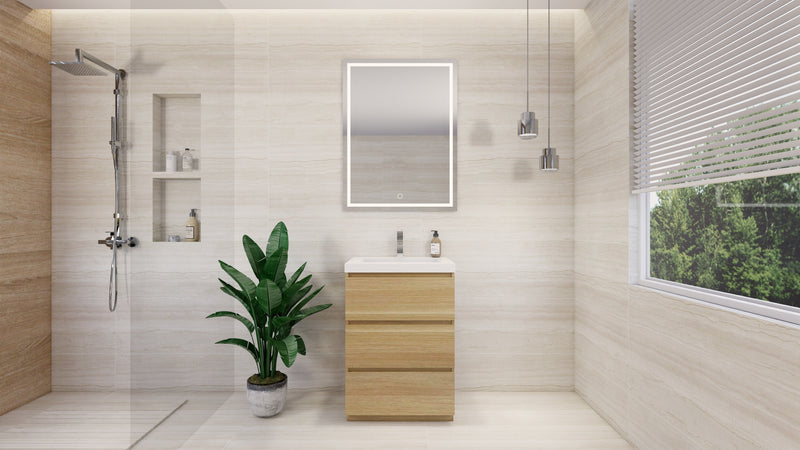 Moreno Bath FSANG24 Angeles 24" Freestanding Bathroom Vanity Set with Reinforced Acrylic Sink - view 17