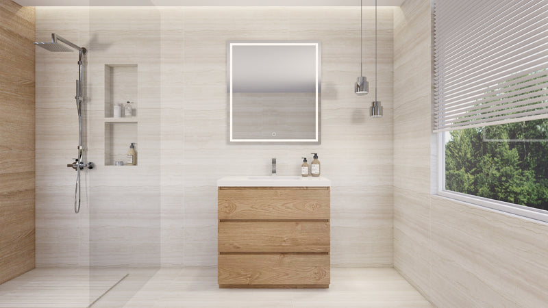 Moreno Bath FSANG36 Angeles 36" Freestanding Bathroom Vanity Set with Reinforced Acrylic Sink - view 18