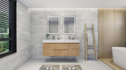 Moreno Bath FORTUNE60D Fortune 60" Floating Bathroom Vanity Set with Reinforced Acrylic Double Sink Top - view 18