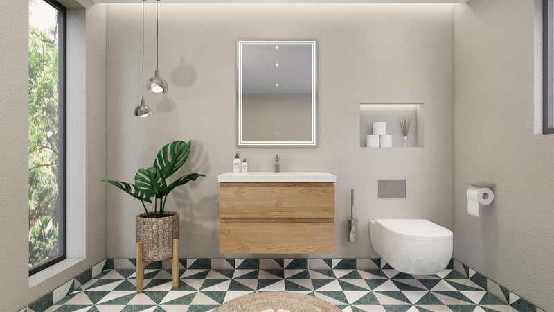 Moreno Bath MOB36 Bohemia Lina 36" Floating Bathroom Vanity with Reinforced Acrylic Sink Top - view 18