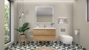 Moreno Bath MOB42 Bohemia Lina 42" Floating Bathroom Vanity with Reinforced Acrylic Sink Top - view 17