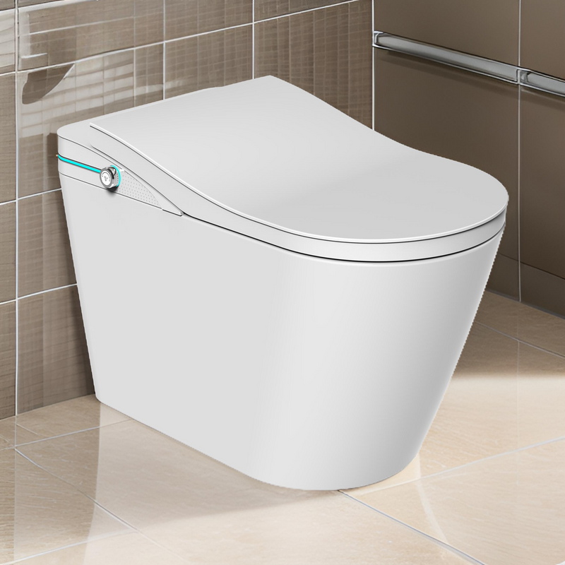 Trone STK1 Sanvia Smart Bidet Toilet with Auto Open Lid, ToeTouch, Auto Flush and Heated Seat - White - view 3