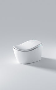 Trone STKK50 Tersova Big & Tall Smart Bidet Toilet with ToeTouch, Auto Open and Close Lid, Auto Flush and Heated Seat - Classic White