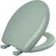 Bemis Round Plastic Toilet Seat in Seafoam with Sta-Tite, Easy-Clean & Change and Whisper-Close Hinge