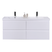 Moreno Bath MOB48D Bohemia Lina 48" Floating Double Bathroom Vanity with Reinforced Acrylic Double Sink Top - view 9